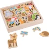 BigJigs Woodland Magnets with Wooden Box