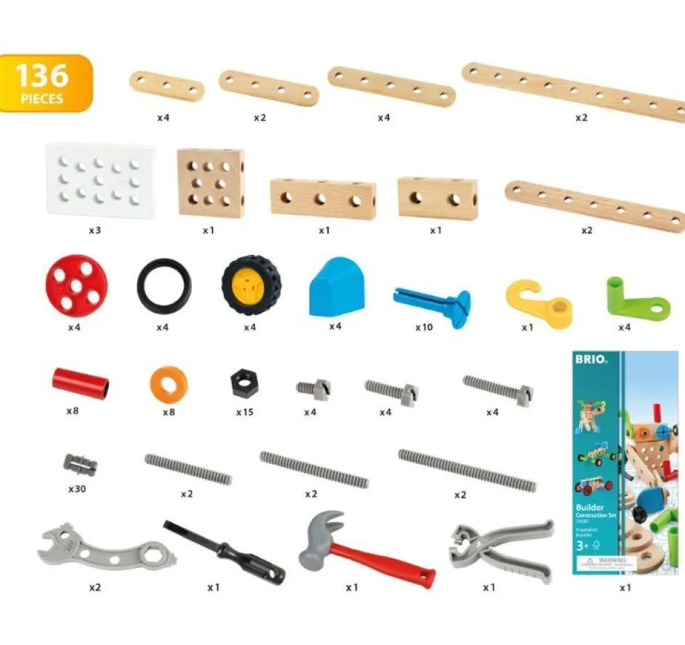Brio Builder Construction Set 136 pieces