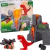 BRIO World Dinosaur Erupting Volcano with Steam 36092