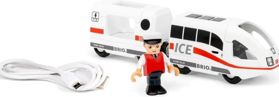 BRIO World ICE Rechargeable Train, Carriage and Driver 36088