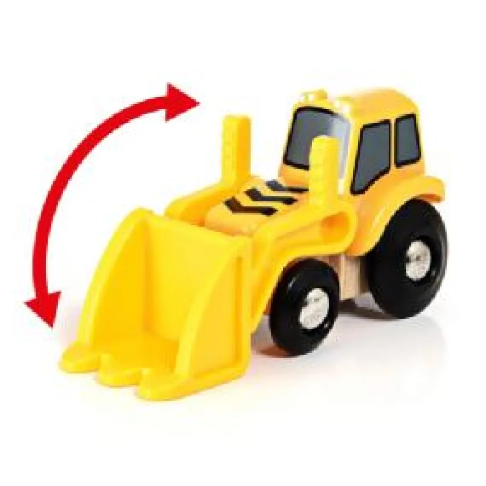 Brio World Tractor Loader with Bale 33436