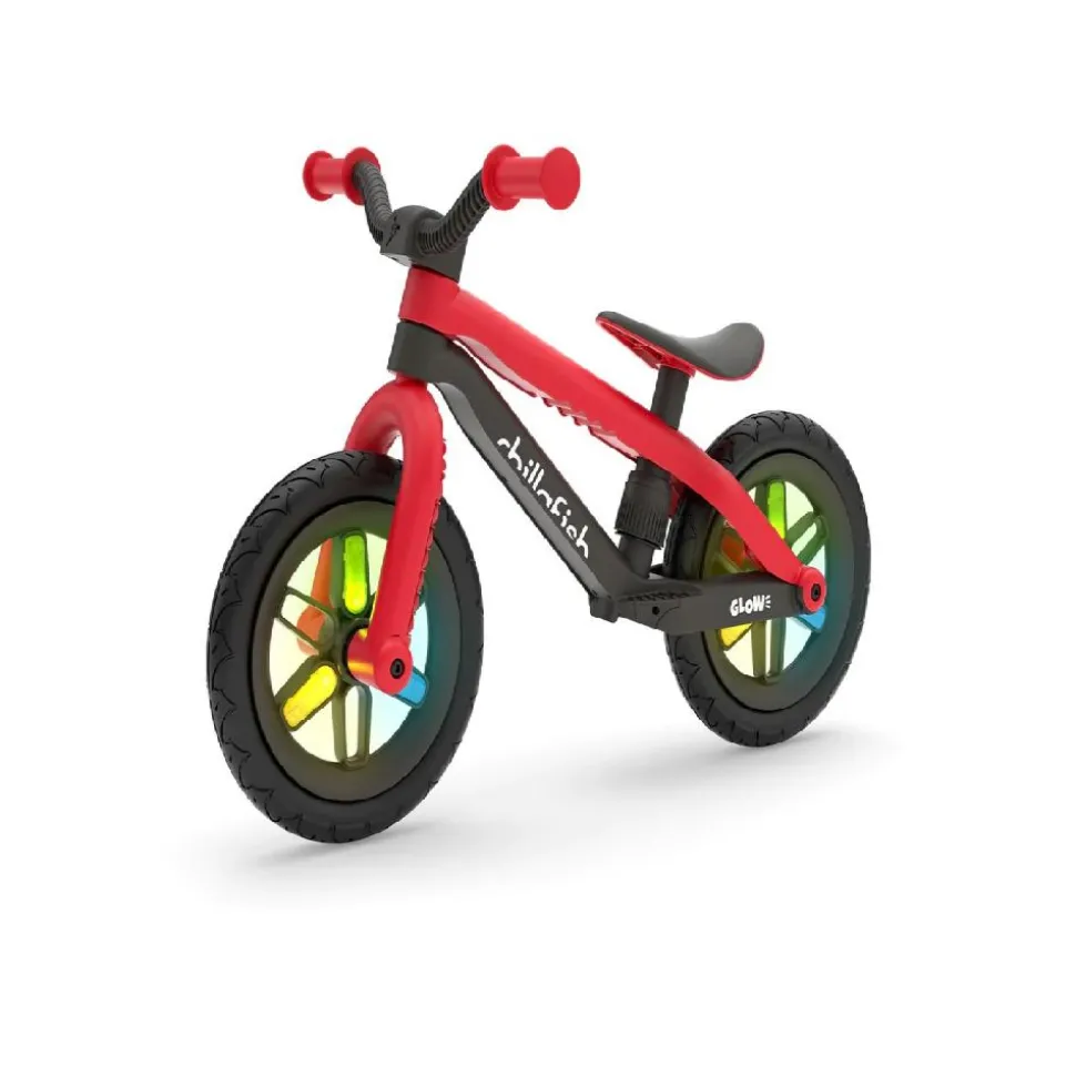 Chillafish BMXie Glow Red with light up wheels