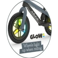 Chillafish BMXie Glow Red with light up wheels