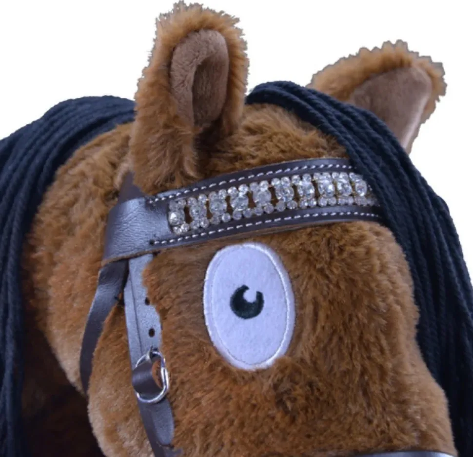 Crafty Ponies Hobby Horse Bridle with spare Crystal Browband