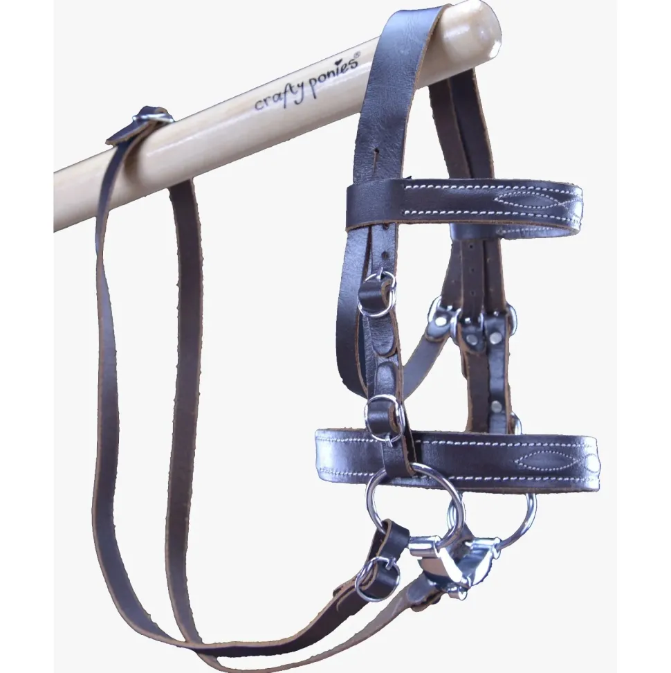 Crafty Ponies Hobby Horse Bridle with spare Crystal Browband