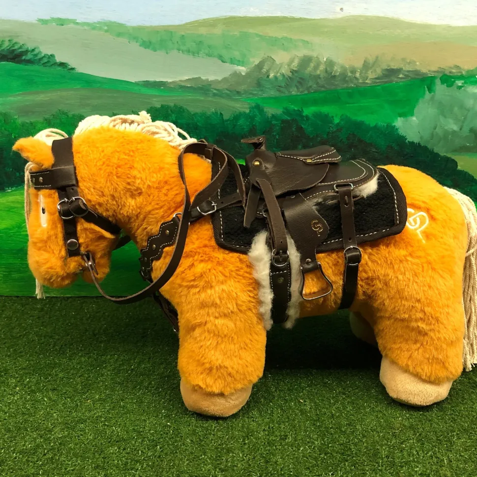 Crafty Ponies Western Leather Tack Set with Saddle Pad