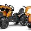 Falk Age 3+ Case Tractor with Loader, Maxi Twin Axel Trailer and Back Hoe 997W