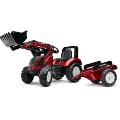 Falk Age 3+ Valtra Tractor with Loader and Trailer 4000AM