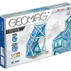 Geomag PRO-L Building Set, Blue and Silver Metal, 110 Pieces
