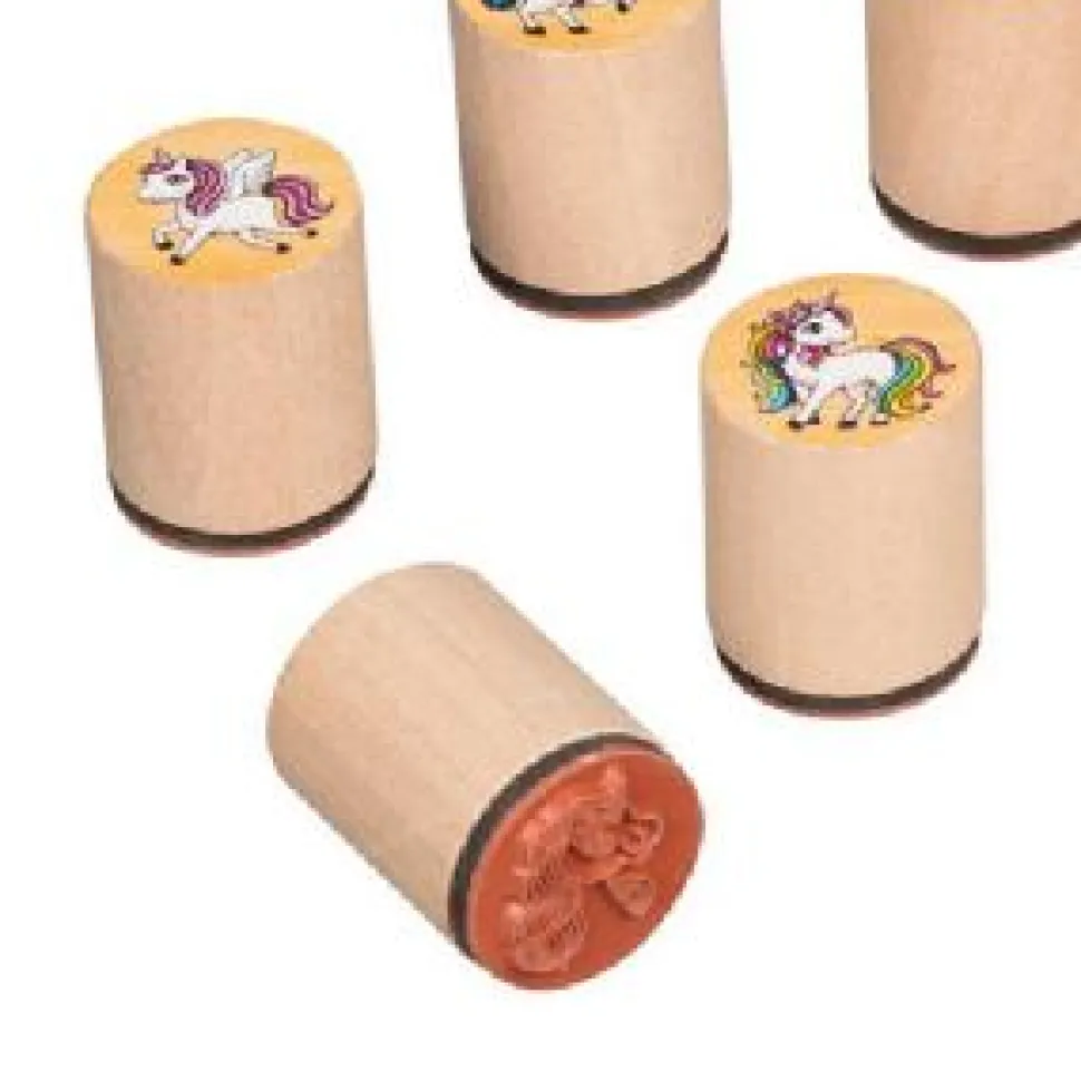 K Play Wooden Unicorn Stamp