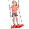 KBT Blowmoulded Foot Swing with Polyprop Ropes Red