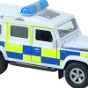 Kids Globe Die Cast Police Landrover with Light