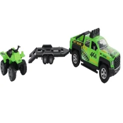 Kids Globe SUV Pick Up with Trailer and Quad