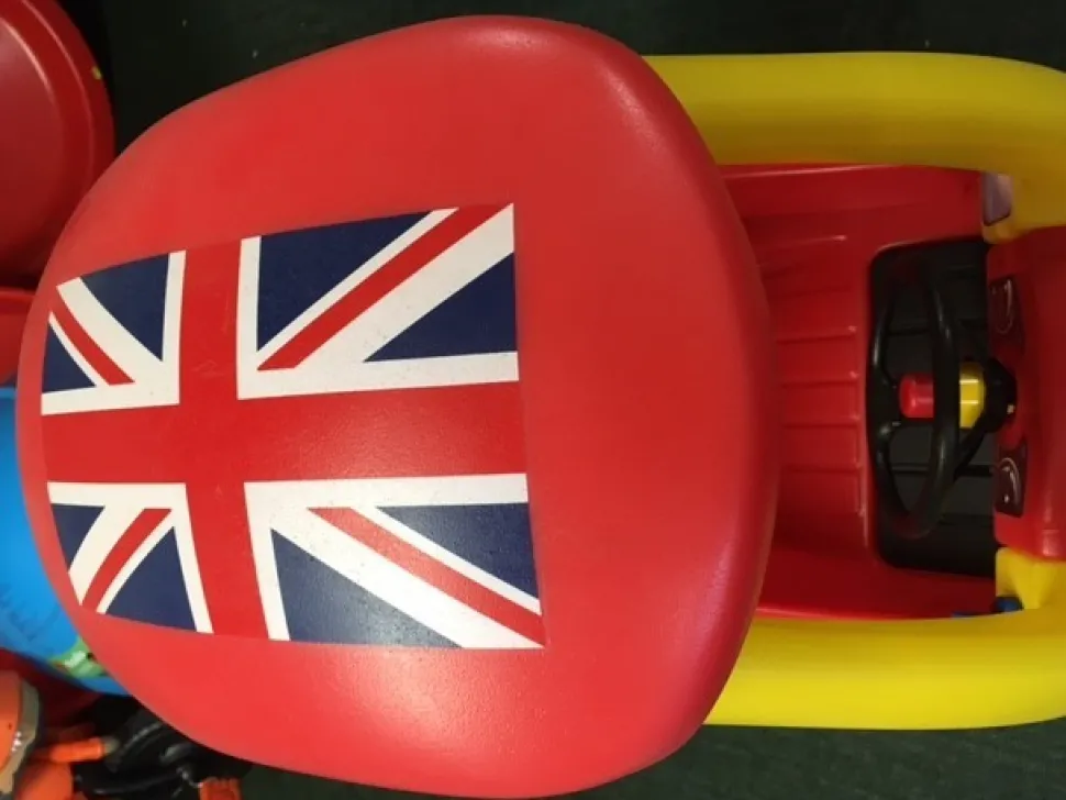 Little Tikes Cozy Coupe Union Jack Roof