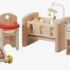Plan Toys Children's Wooden Nursery for Dolls House