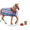 Schleich English Thoroughbred Horse with Blanket