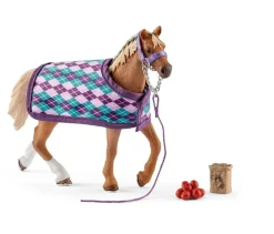 Schleich English Thoroughbred Horse with Blanket