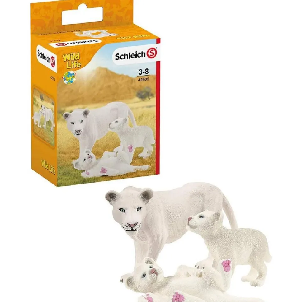 Schleich Lion Mother with Cubs Wild Life