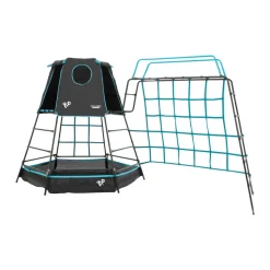 TP Explorer Climbing Frame Black with Monkey Bridge Black