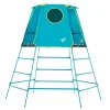 TP Explorer Metal Climbing Frame Blue with Platform & Den