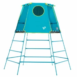 TP Explorer Metal Climbing Frame Blue with Platform & Den