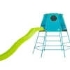 TP Explorer Metal Climbing Frame Blue with Ripple slide with Attachment Bracket