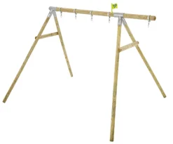 TP Knightswood Wooden Swing Frame Double and Extension