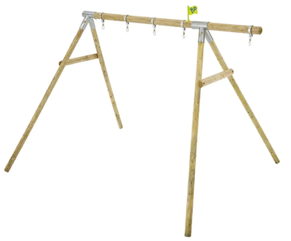TP Knightswood Wooden Swing Frame Double and Extension