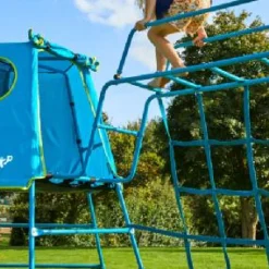 TP Monkey Bridge with Cargo Net - Blue